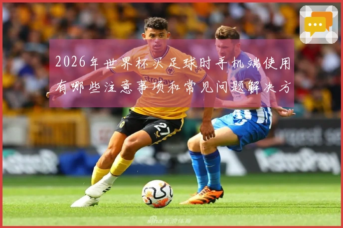 2026年世界杯买足球时手机端使用有哪些注意事项和常见问题解决方法